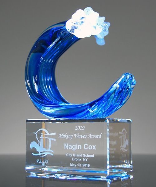 Tidal Wave Art Glass Award