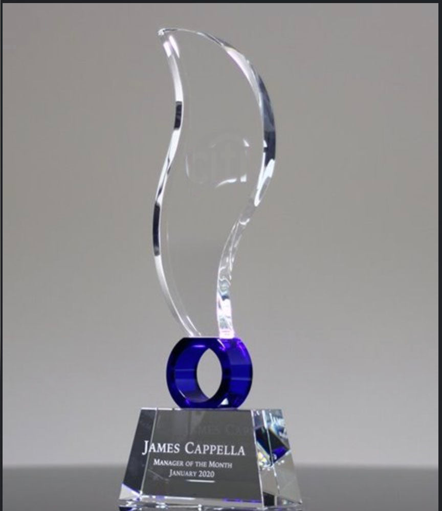 Elliptic Flame Crystal Award